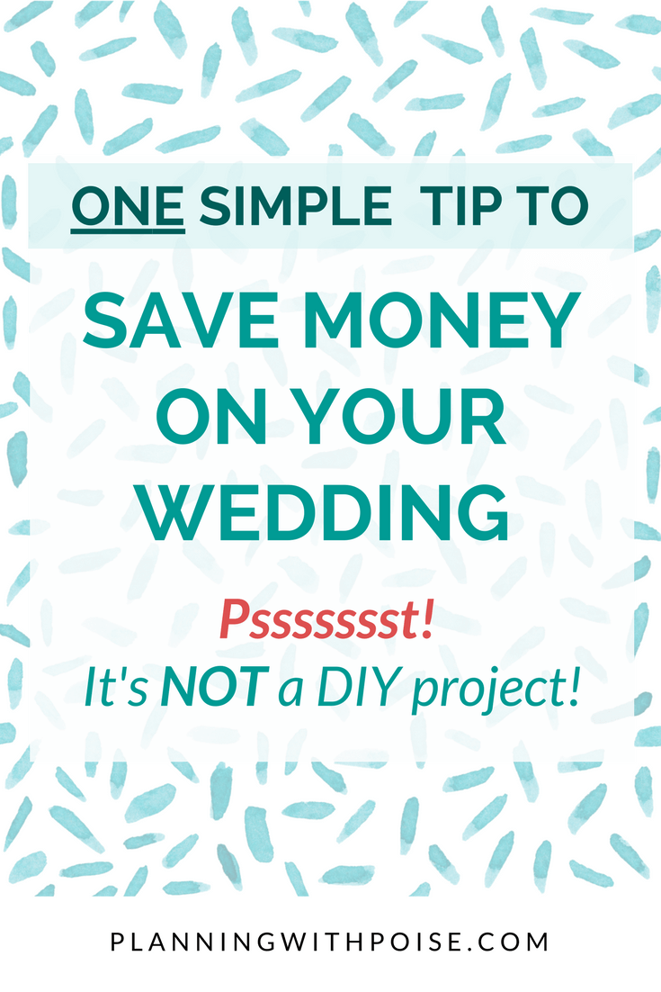 How to Save Money on Your Wedding with a Single Decision