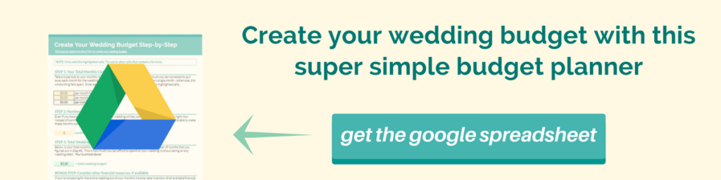 wedding budget planner - super simple strategy!