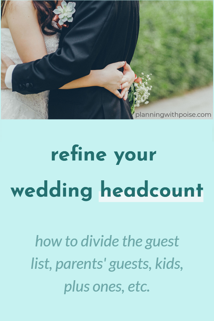 Refine Your Wedding Headcount – Things to Consider Before Sending Invitations