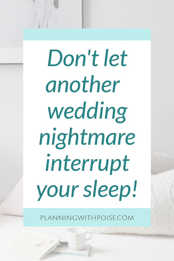 De-Stress and Sleep Before Your Big Wedding Day